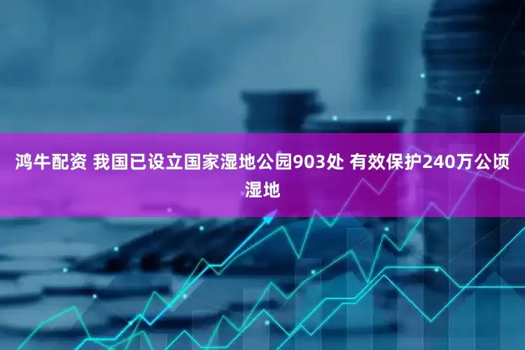 鸿牛配资 我国已设立国家湿地公园903处 有效保护240万公顷湿地