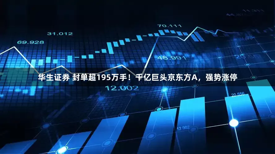 华生证券 封单超195万手！千亿巨头京东方A，强势涨停